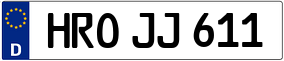 Truck License Plate